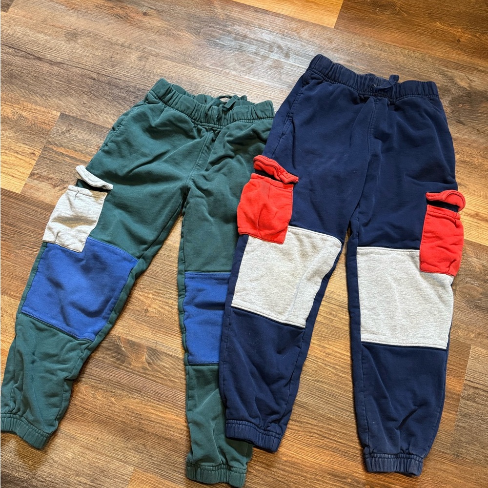 Hanna Andersson and Crewcuts size 8 jogger sweatpants